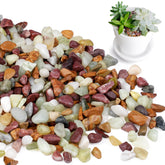 Rahato 2.5lbs colourful decorative pebbles front view
