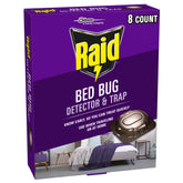 Raid Bed Bug Detector & Trap 8 Count, Violet packaging front view