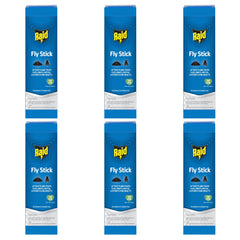 Raid Fly Stick 6 Pack with sticky traps for flies and gnats