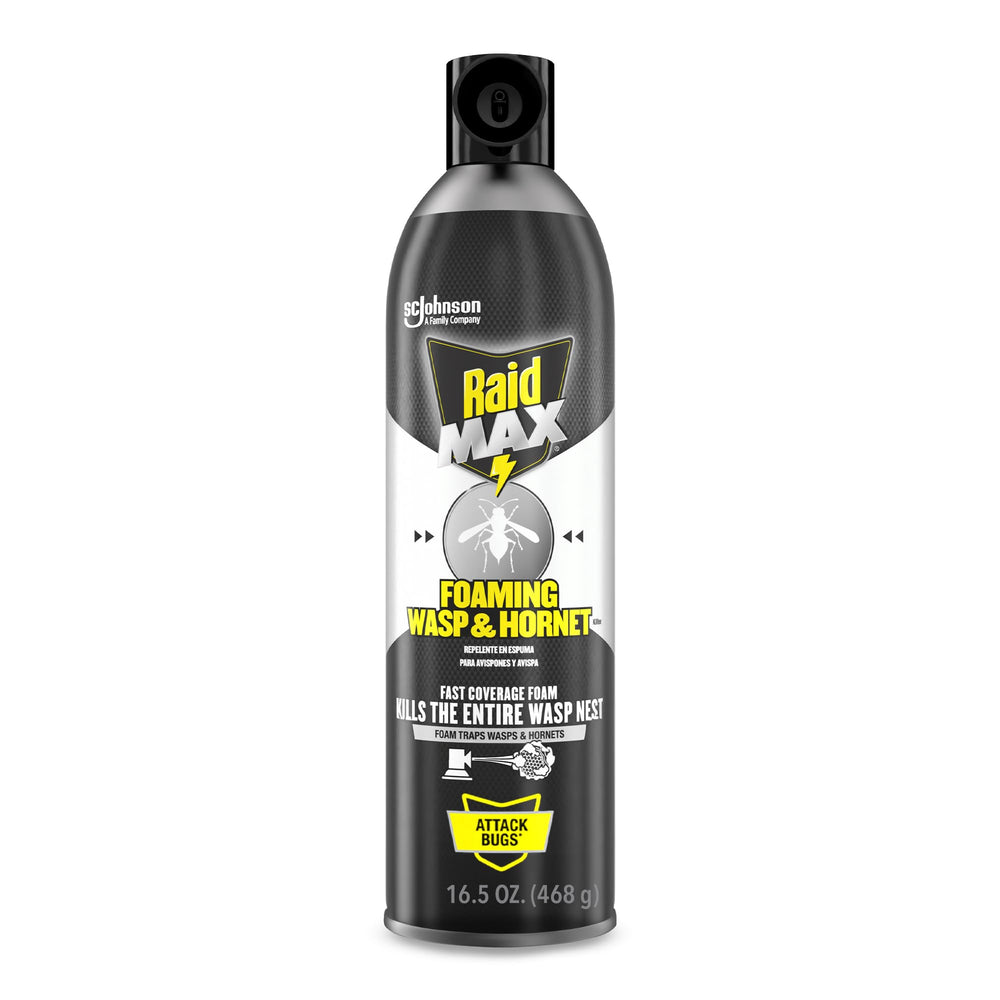 Raid Max Foaming Wasp & Hornet Killer 16.5 oz front view