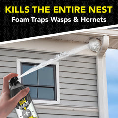 Raid Max Foaming Wasp Killer spray nozzle close-up