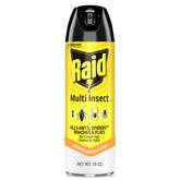 Raid Multi Insect Killer 15 oz can front view with orange breeze scent