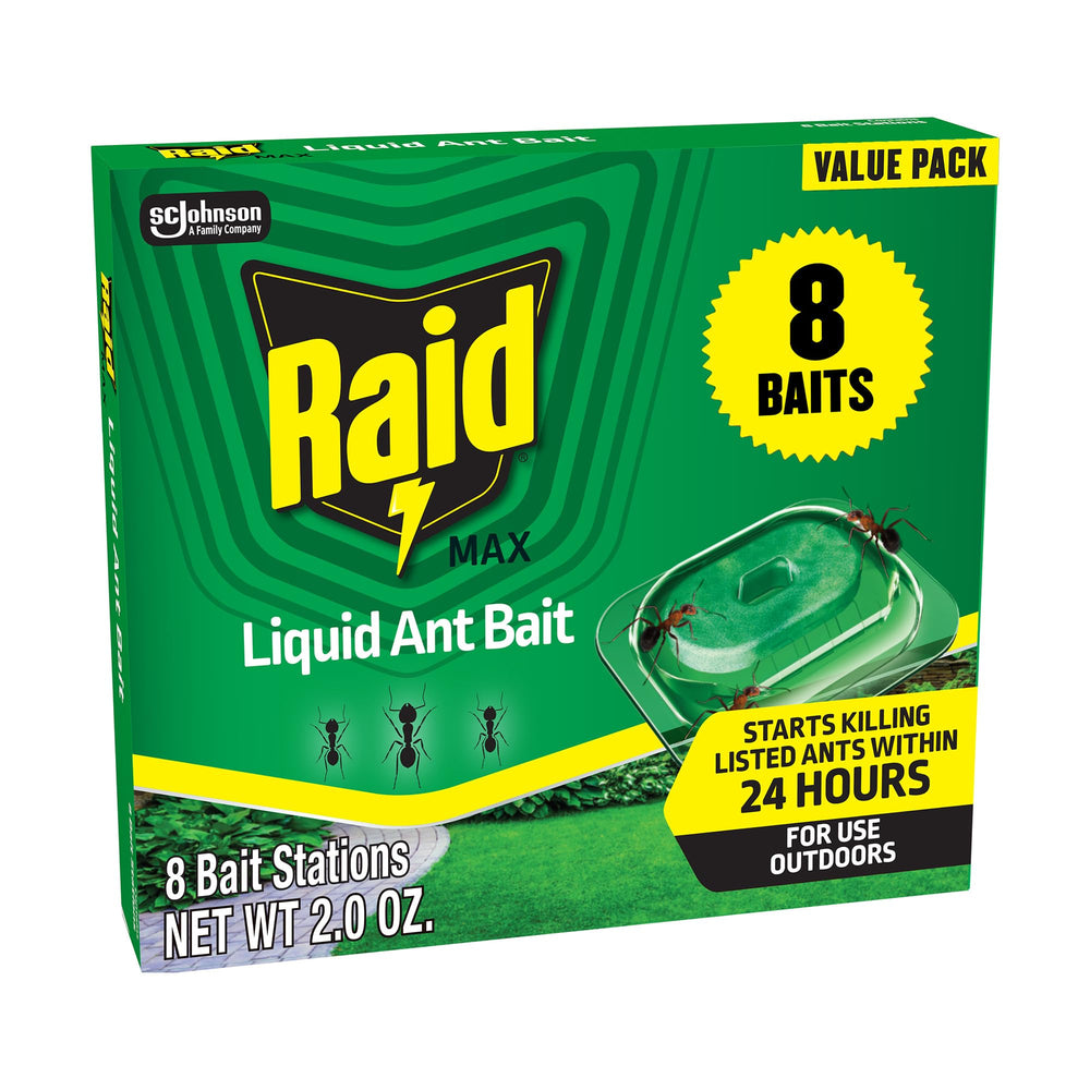 Raid Outdoor Liquid Ant Bait packaging front view