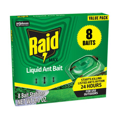 Raid Outdoor Liquid Ant Bait packaging front view