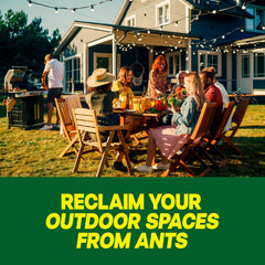 Raid Outdoor Liquid Ant Bait showing spill-proof design