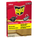 Raid Roach Killer Baits pack with 12 baits front view