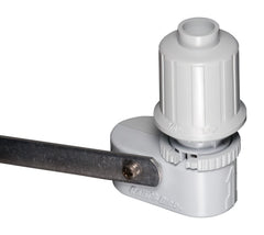 Rain Bird CPRSDBEX Wired Rain Sensor front view with mounting bracket