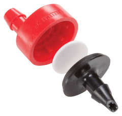 Rain Bird drip emitter installation with tubing