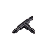 Raindrip 1/4-Inch Barbed Tee fitting front view
