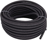 Raindrip 50-foot soaker hose tubing in black, coiled