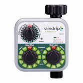 Raindrip Hose-End Water Timer front view with dials