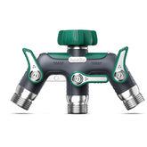 RAINPOINT 3 Way Hose Splitter dark green model front view