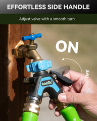 RAINPOINT Garden Hose Splitter with connected hoses