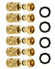 RAINPOINT Quick Connect Hose Fittings complete brass kit with connectors