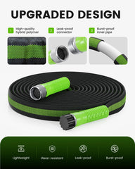 RAINPOINT soaker hose laid flat in a garden