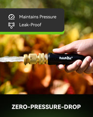 RAINPOINT solid brass hose connector side view