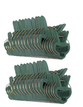 RamPro Plant Clips 40 piece set in green color