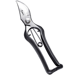 RANSHOU Japanese Pruning Shears 8 inch front view