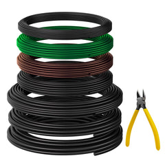 RASKOO Bonsai Wire Kit showing 7 rolls of wire in different sizes