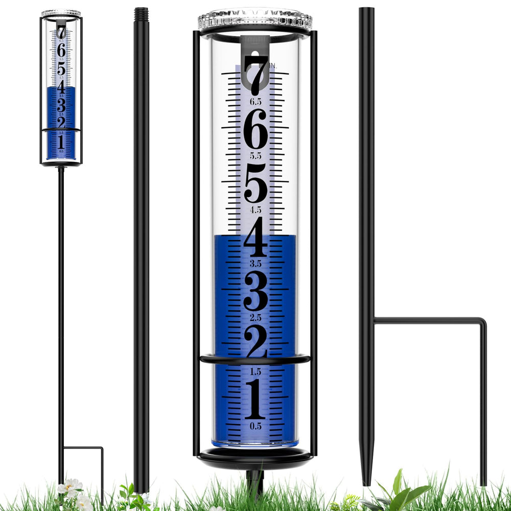 RASKOO Upgraded Rain Gauge with clear markings and large numbers