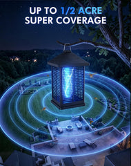 Ratoge Bug Zapper in outdoor setting on patio
