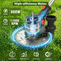 RAXONE Cordless Trimmer with foldable shaft