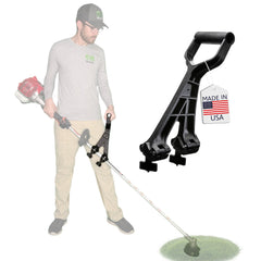 Reach Right Weedeater Handle Extension front view, black colour