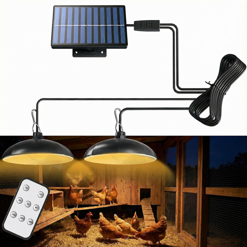 redaica Solar Chicken Coop Light warm white design
