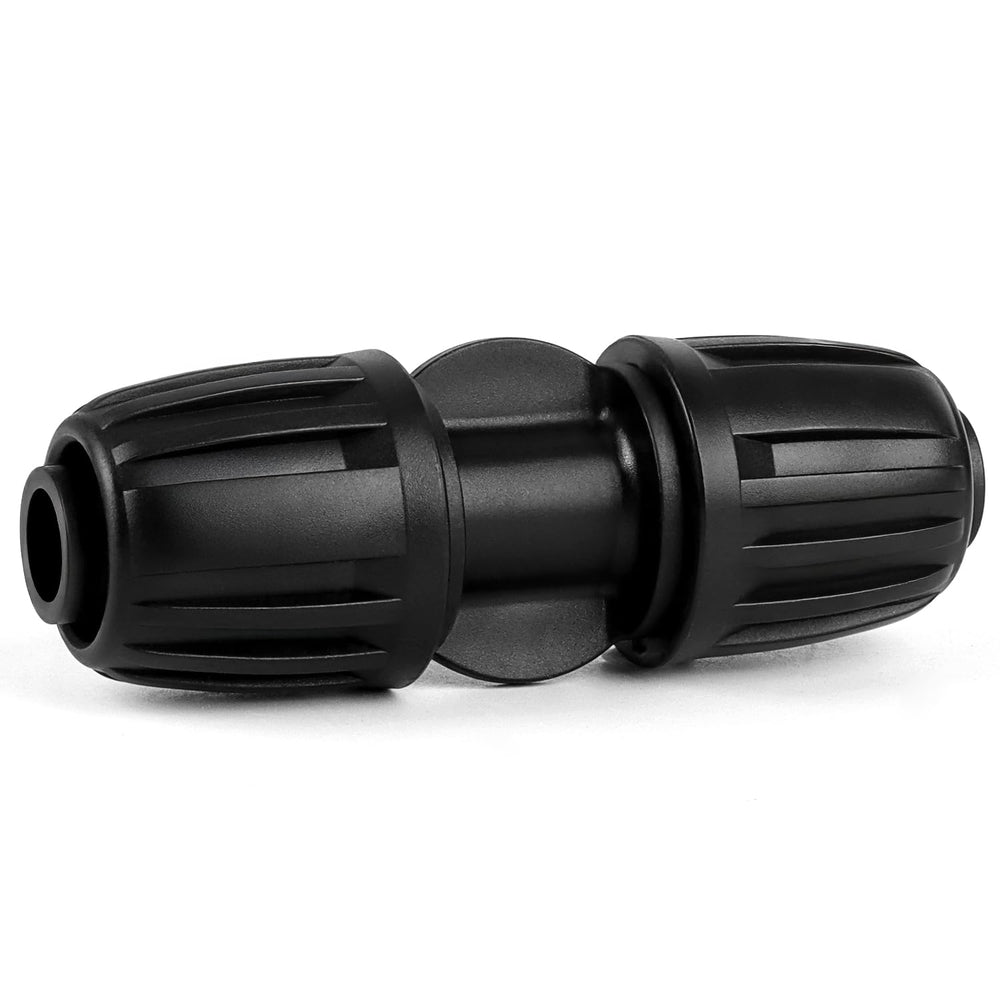 RedChili 14 Pcs 1/2 Inch Drip Tubing Coupling Fittings front view