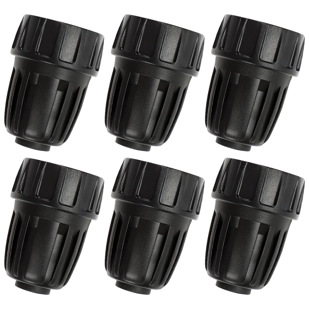 RedChili 6 Pcs 1/2 Inch Drip Irrigation Tubing Adapter set