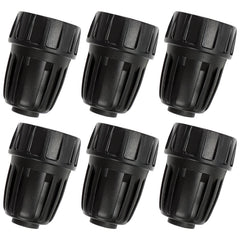 RedChili 6 Pcs 1/2 Inch Drip Irrigation Tubing Adapter set
