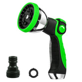 REDESS Garden Hose Nozzle front view with 10 adjustable patterns