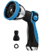 REDESS Garden Hose Nozzle with 10 Adjustable Patterns, Blue