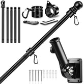 REERON 6 FT flag pole kit with adjustable bracket and hardware