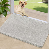 REFETONE Dirt Trapper Door Mat 24" x 36" front view, grey