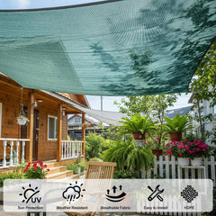 Reinforced edges of SUNNY GUARD Sun Shade Cloth with grommets