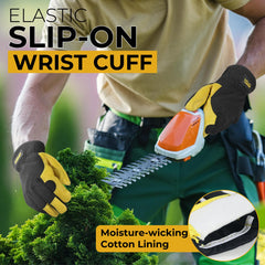 Reinforced fingernail patch detail on HANDLANDY Gardening Gloves
