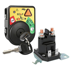 Reltvo ignition switch with two keys, front view