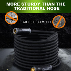 Relxitl garden hose coiled neatly for storage
