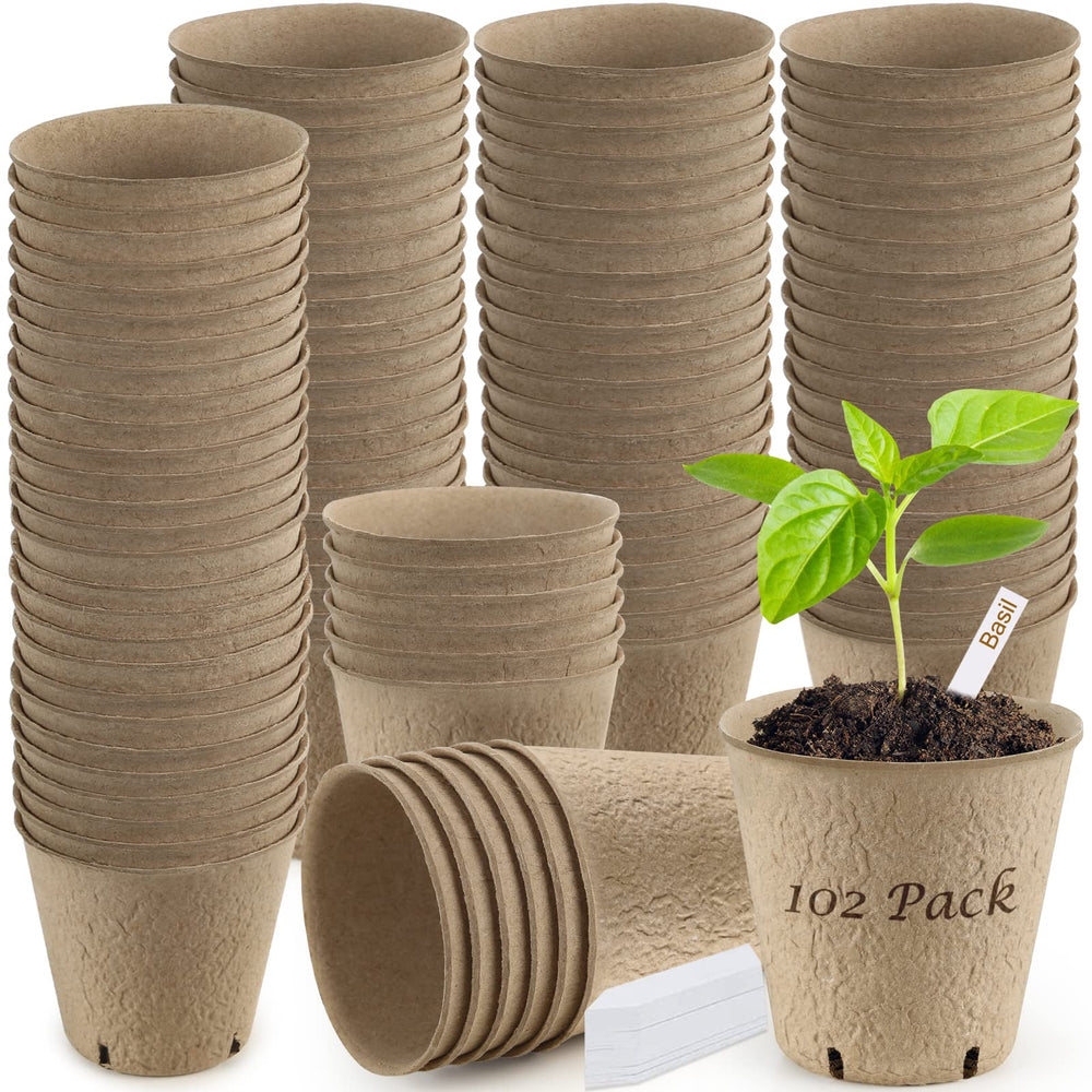 REMIAWY 3.15-inch biodegradable peat pots pack of 102