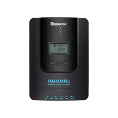 Renogy 40A MPPT Solar Charge Controller front view with LCD