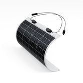 Renogy Flexible Solar Panel 50W front view showing sleek design
