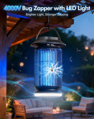 REOGLE Bug Zapper Outdoor side view showing waterproof design