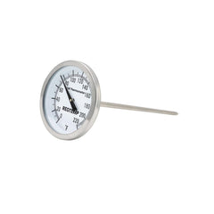 REOTEMP Soil Thermometer yellow model front view with 5-inch stainless steel stem