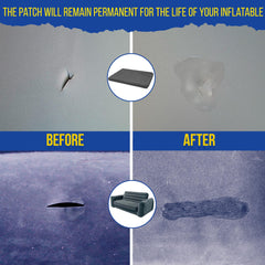 Repair Patch included in PVC Stitch kit