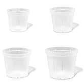 rePotme Orchid Pot Growers Assortment, 8 slotted clear pots