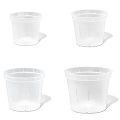 rePotme Orchid Pot Growers Assortment, 8 slotted clear pots