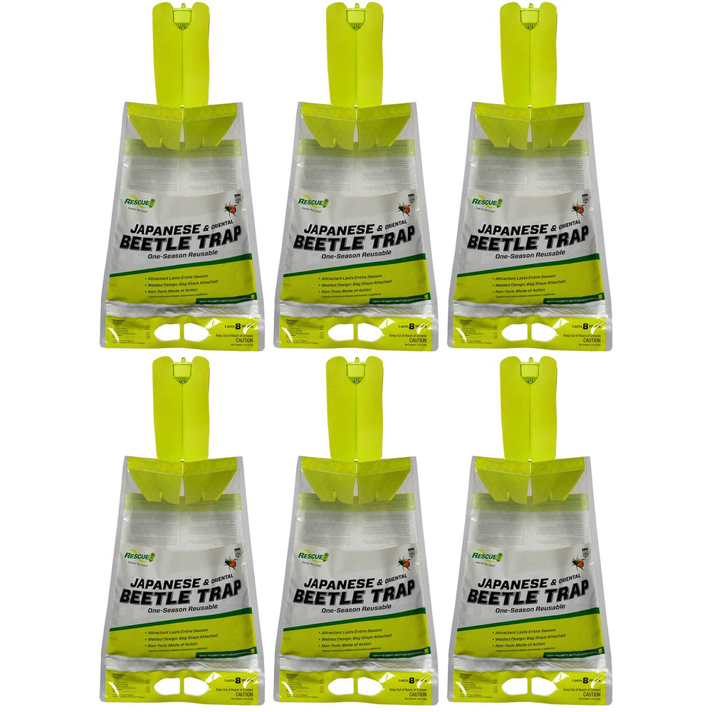 RESCUE! Japanese Beetle Trap green model front view