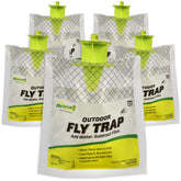 RESCUE! Outdoor Disposable Fly Trap packaging front view, green color