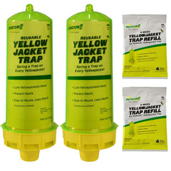 RESCUE! Reusable Yellowjacket Trap clear model front view